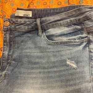 VERVET BY FLYING MONKEY Blue Flare Jeans